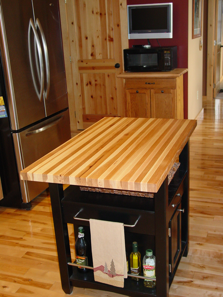Custom Size Hickory Butcher Block Countertop - Quote and Order Online -  Country Mouldings